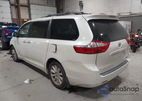 2016 Toyota Sienna Xle Premium 7 Passenger z USA, uszkodzony, nr VIN 5TDDK3DC5GS134432